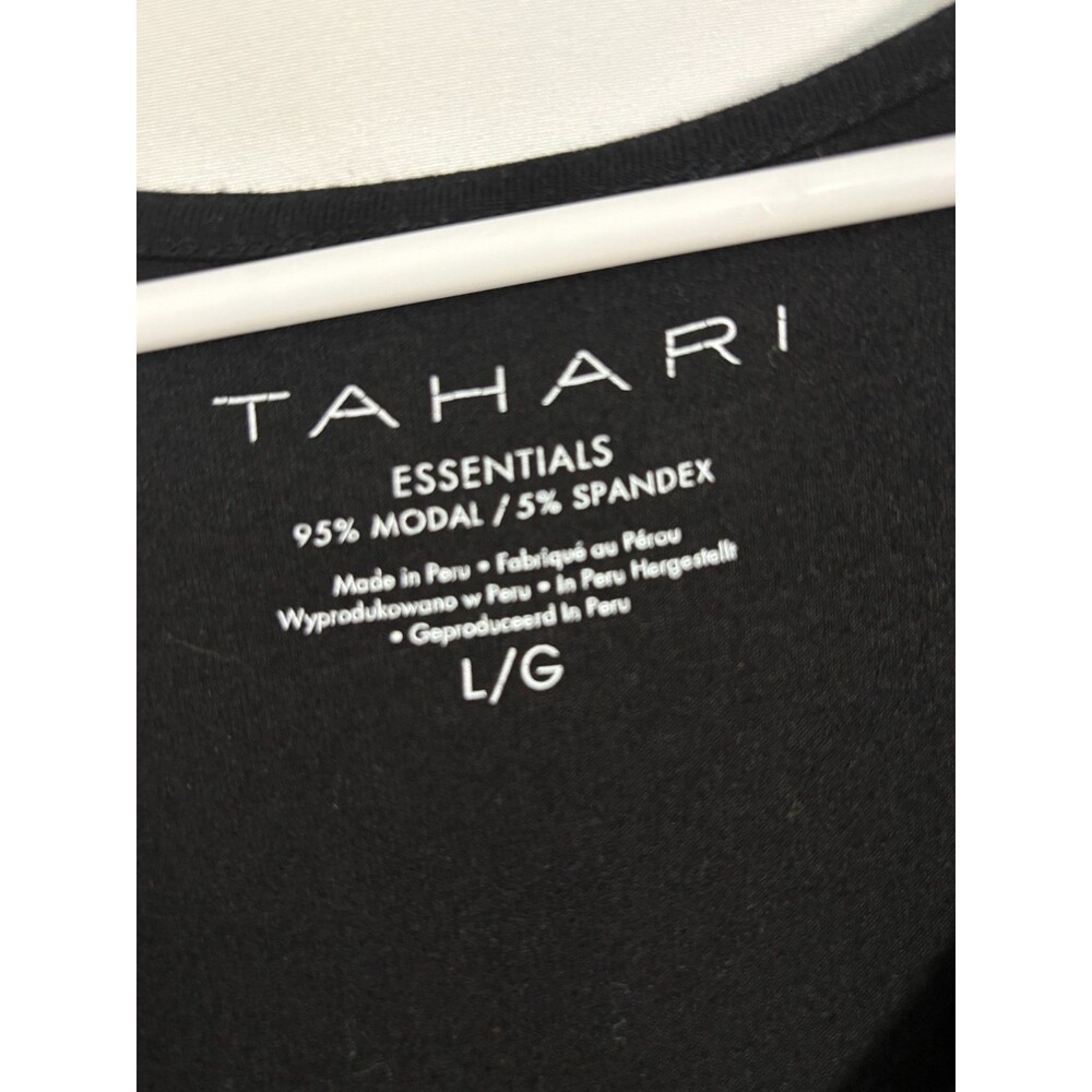 Women's Tahari Essentials V-neck Top - Size Large - Picture 2 of 5